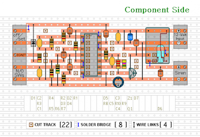 Cmos Motorcycle Alarm Circuit Diagram