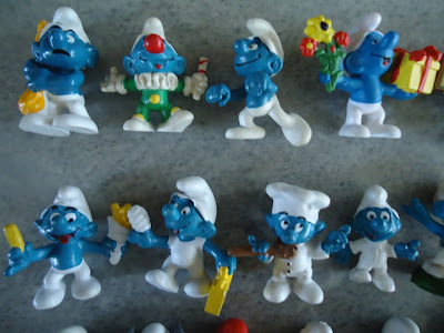MEGA LOT 22 SMURF FIGURES/FIGURINES BY PEYO SCHLEICH ORIGINAL WITH MARKINGS