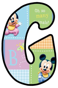 Mickey And Minnie Babies Letters Letras De Minnie Y Mickey Bebes Oh My Alfabetos