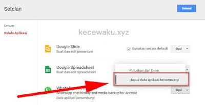 cara melihat backup whatsapp di google drive