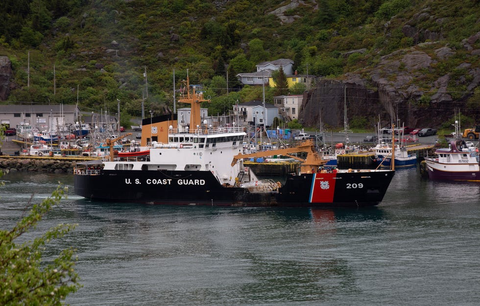 OceanGate submersible wreckage, debris, Titanic wreck, North Atlantic Ocean, recovered, returned to land