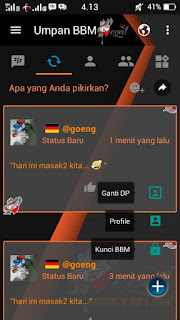 Kumpulan BBM MOD Official Transparan Full DP Apk V3.2.0.6 Terbaru 