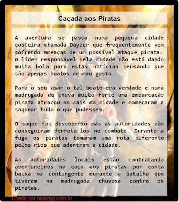 Uma carta de aventura.