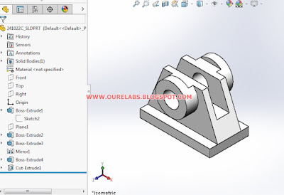Solidworks practice drawing #cadworker247