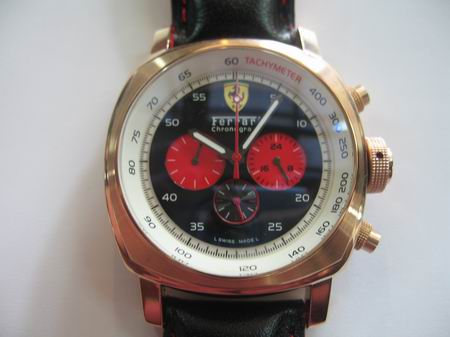 FERARRI RED ROSE GOLD - jam tangan murah