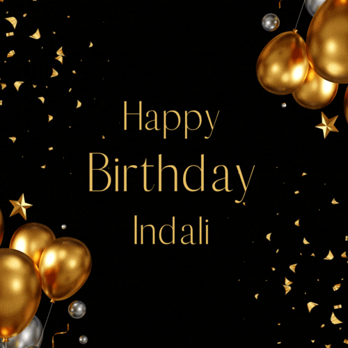 Happy Birthday Indali (Animated gif)