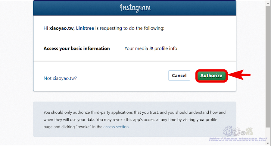 Linktree 讓 Instagram 個人頁面顯示多個網站鏈結