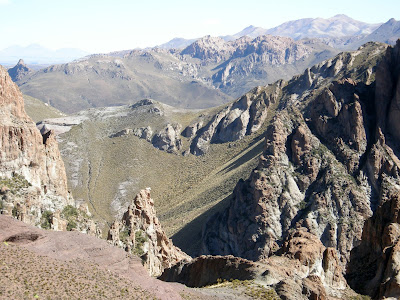 Bilder unserer Hausberge in Lipez Bolivien