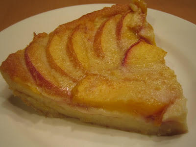 peach custard pie