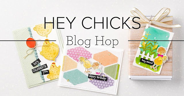 Hey Chicks Blog Hop banner | Nature's INKspirations by Angie McKenzie