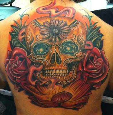Tatuagem Caveira Mexicana - Mexican Skull Tattoo