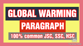 Global Warming Paragraph