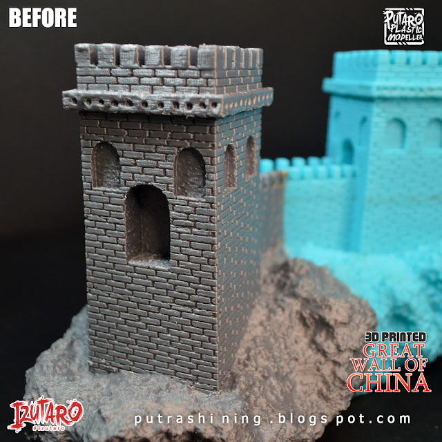 Great Wall Of China Diorama | 3D Print | Hand Painted by Putra Shining | Izutaro