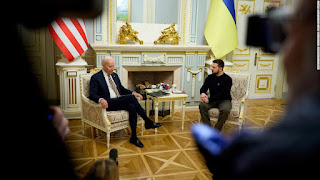 Biden meeting Zelensky in Kyiv