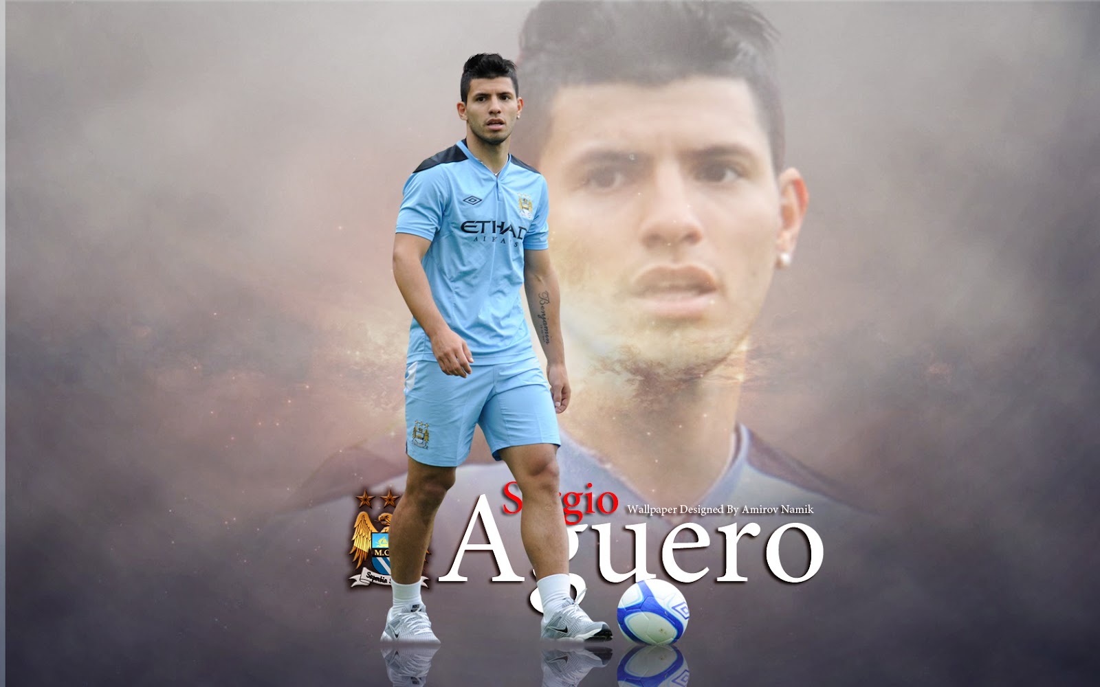 ... Balotelli wallpaper | David Silva wallpaper | Sergio Aguero Wallpaper