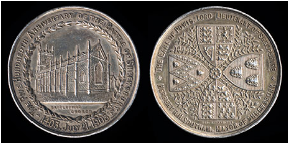 Medal for 500th anniversary of the Battle of Shrewsbury