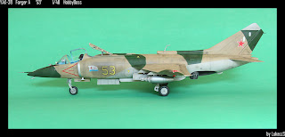 Yak-38 A Forger A Afghanistan very side profile view Scale Models To Buy Scale AIrplanes