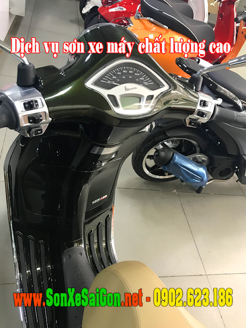 Mẫu sơn xe Primavera ABS 2017 màu xanh rêu cực đẹp