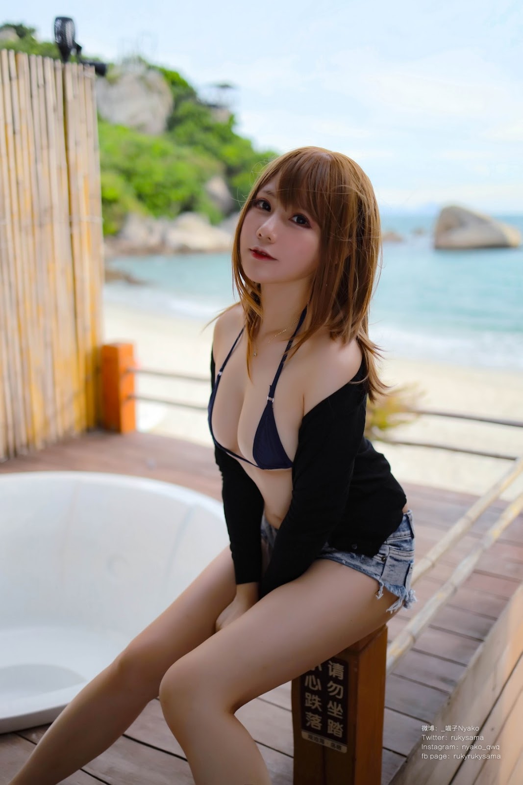 Cosplay Nyako喵子 夏 彼女 #2