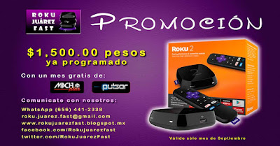 Roku 2 Programado a Solo $1500 pesos