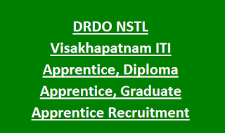 DRDO NSTL Visakhapatnam ITI Apprentice, Diploma Apprentice, Graduate Apprentice Recruitment 2023 Notification