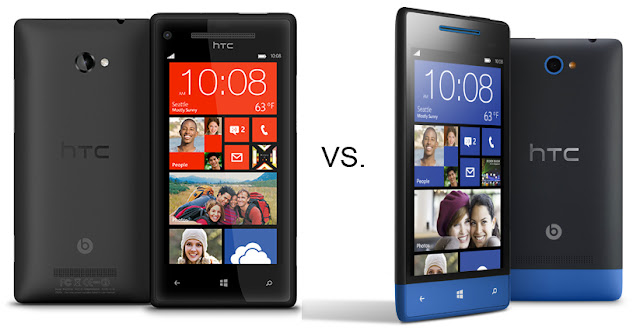 HTC Windows Phone 8X vs. HTC Windows Phone 8S