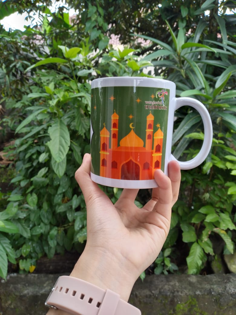 souvenir mug tulisan di Majaksingi Borobudur Magelang