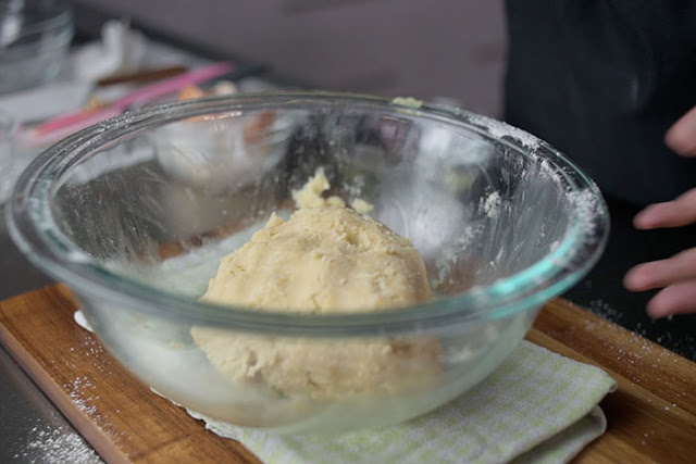 Mix to form a dough