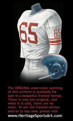 New York Giants 1956 uniform