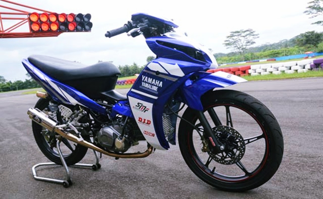  Modifikasi  Motor Jupiter  Z Dengan Konsep Road Race  