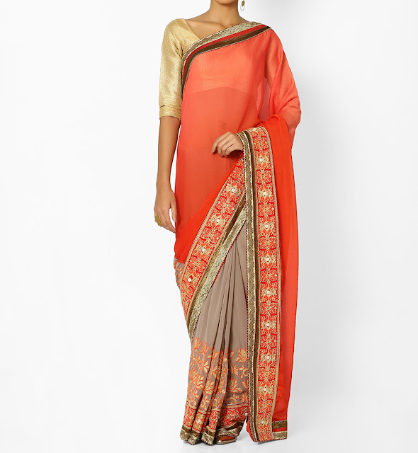 fancy partywear saree