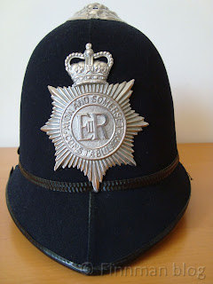 1970's Avon & Somerset Police cork helmet