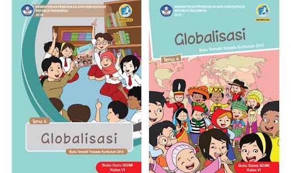 Buku Tematik Kelas 6 Tema 4 Kurikulum 2013 Revisi 2018 : Siswa & Guru