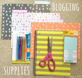 Supplies to help you be a better blogger