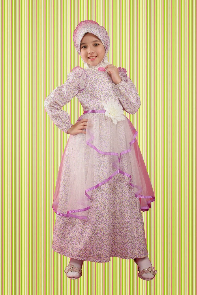20 Gambar Contoh Model Baju Muslim Anak Perempuan Terbaru