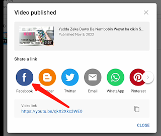 Share YouTube videos to Facebook story