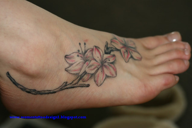 tattoos designs for women on foot. Female foot tattoo pictures