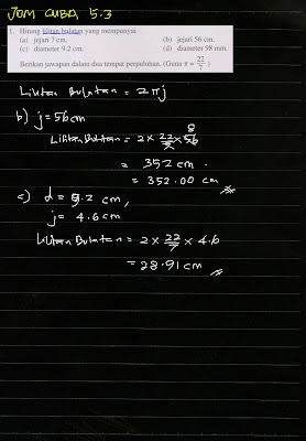 Matematik Tingkatan 2 Bab 5 Bulatan Kssm