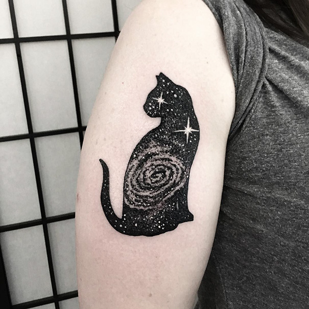 30 Tato  Keren Gambar Kucing  Tattoo Magz