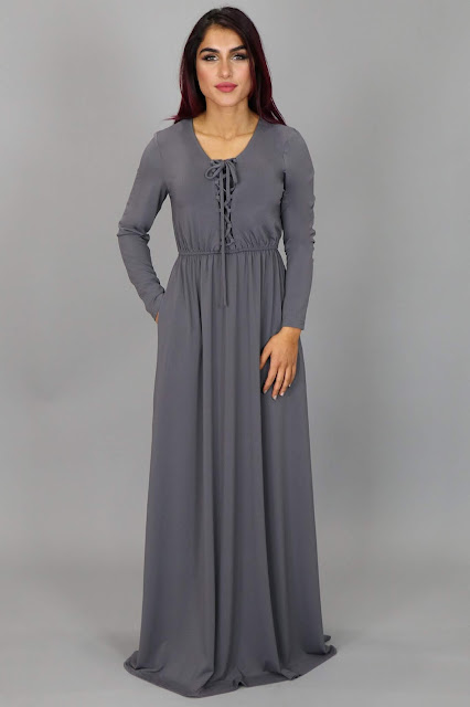 dark gray maxi dress, sexy dark gray maxi dress, maxi dress, summer grey maxi dress, grey maxi dress, gray maxi dress, long sleeves dark gray maxi dress