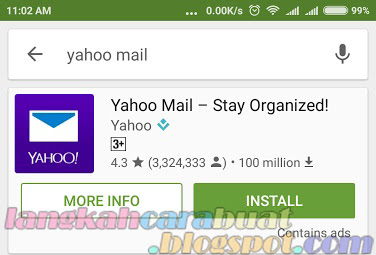 Cara Buat Email Yahoo Indonesia Baru Lewat HP Android