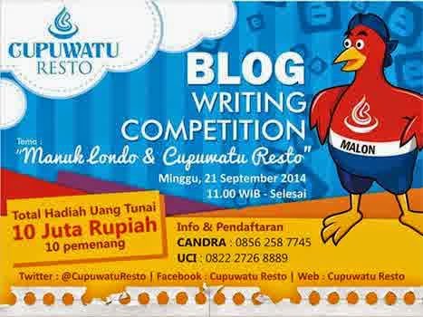 Banner Cupuwatu Blog Writing Competition