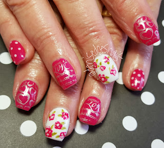 valentine nails