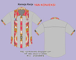 KEMEJA KOMBINASI BATIK