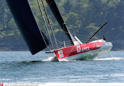 Damien Seguin sur APICIL qualifié pour la Route du Rhum.