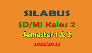 Silabus SD Kelas 2 Semester 1  Silabus SD Kelas 1 Semester 2 Kurikulum 2013 Revisi