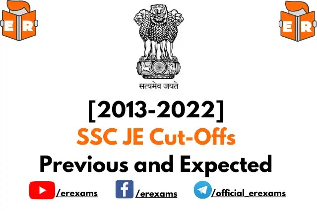 SSC JE Previous and Expected Year Cut‐Offs Marks