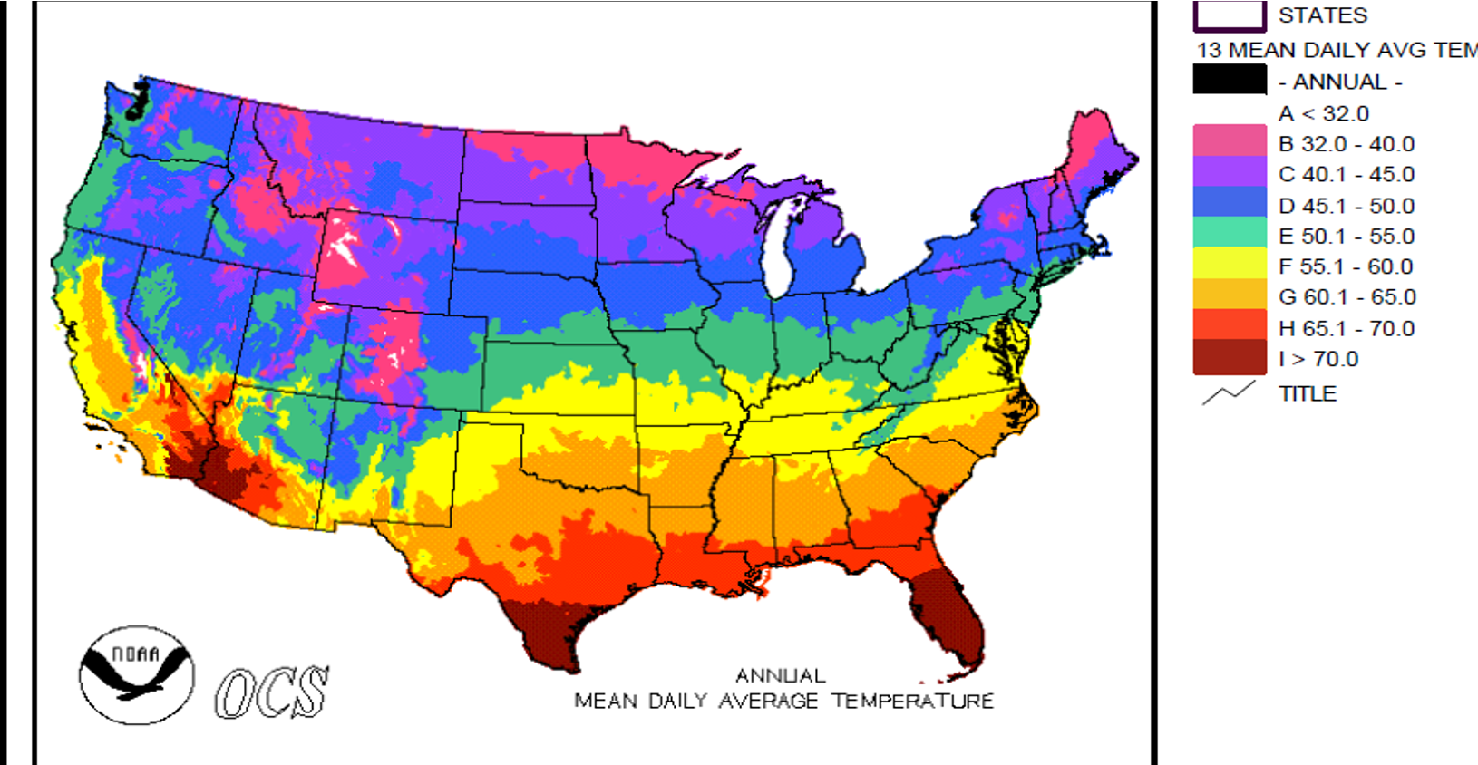Среднегодовая температура в америке. Климатическая карта США. Штаты США карта с климатом. Климат США карта. Температурная карта США.