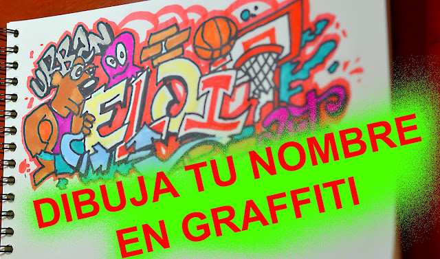 Como hacer tu nombre en graffiti Doodle Art basket