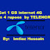How to get 1 GB free Internet Watch Video here